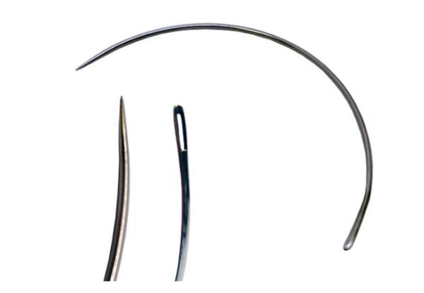 4" Heavy Curved Round Point Needle