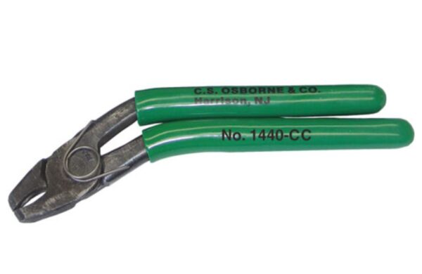 Hog Ring Pliers Angled W/ Closing Spring